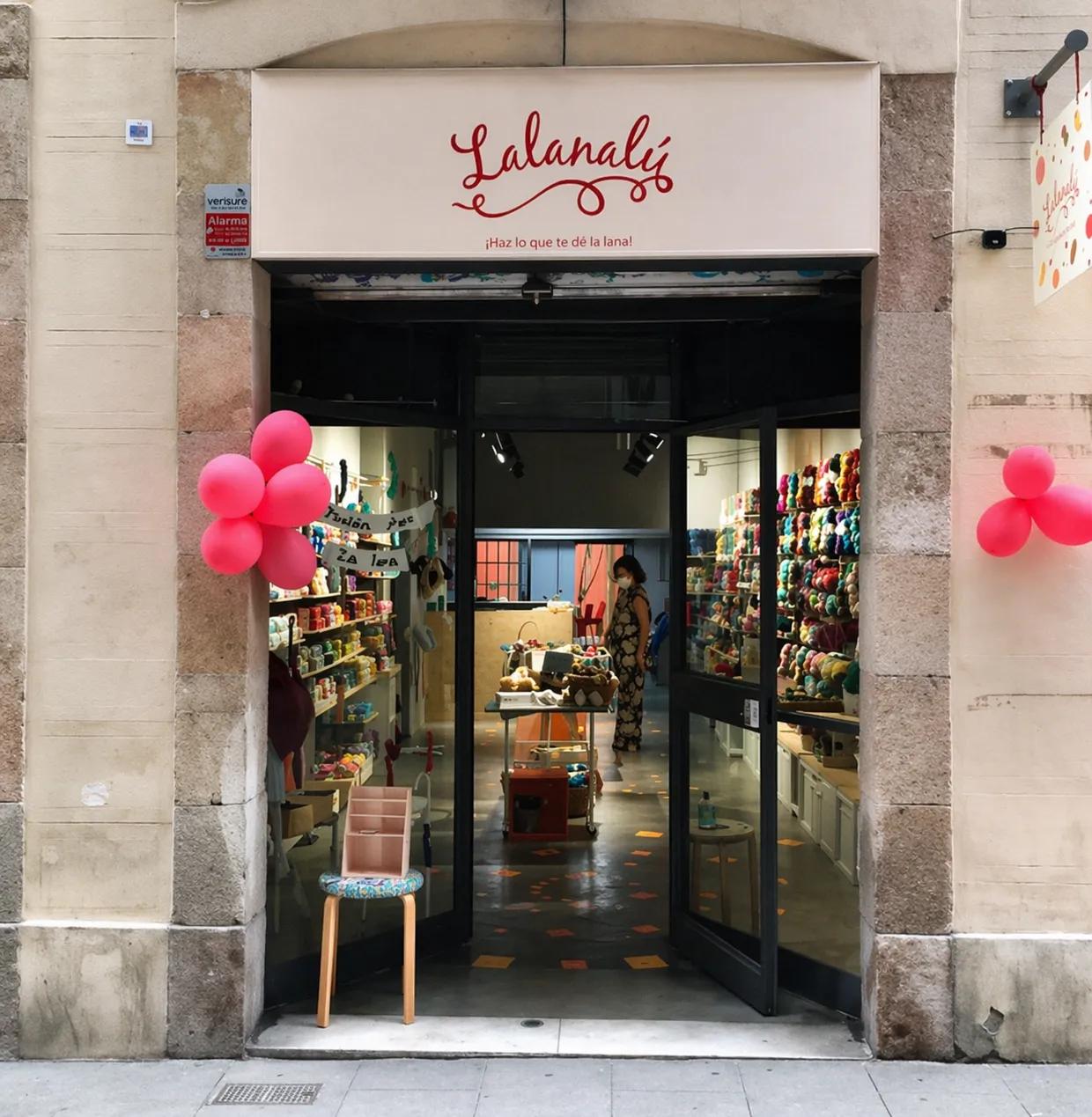 Lalanalú, tienda de lanas en Barcelona